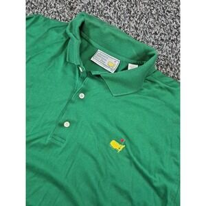 Vintage‎ Augusta National Golf Shop Masters Polo Shirt Mens XL Green Slazenger